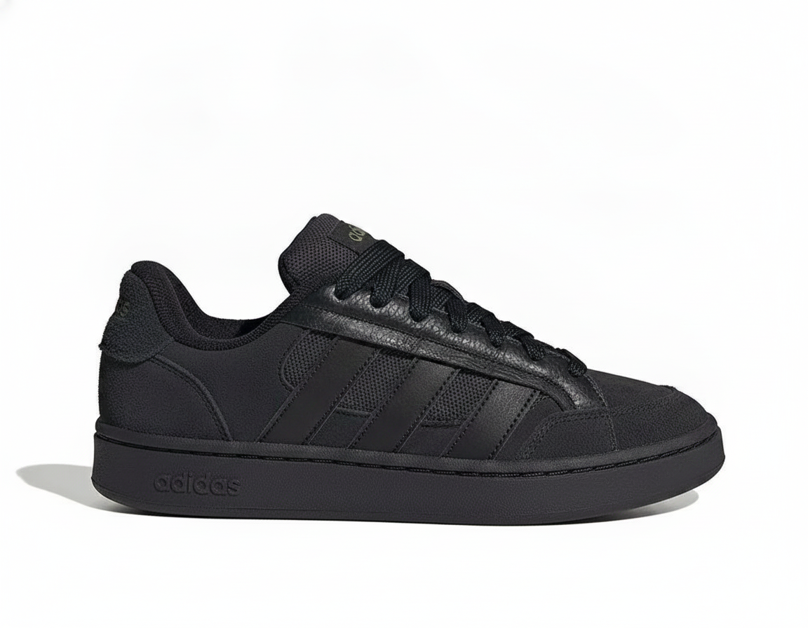 Zapatilla Urbana Hombre Estilo Skate Negro