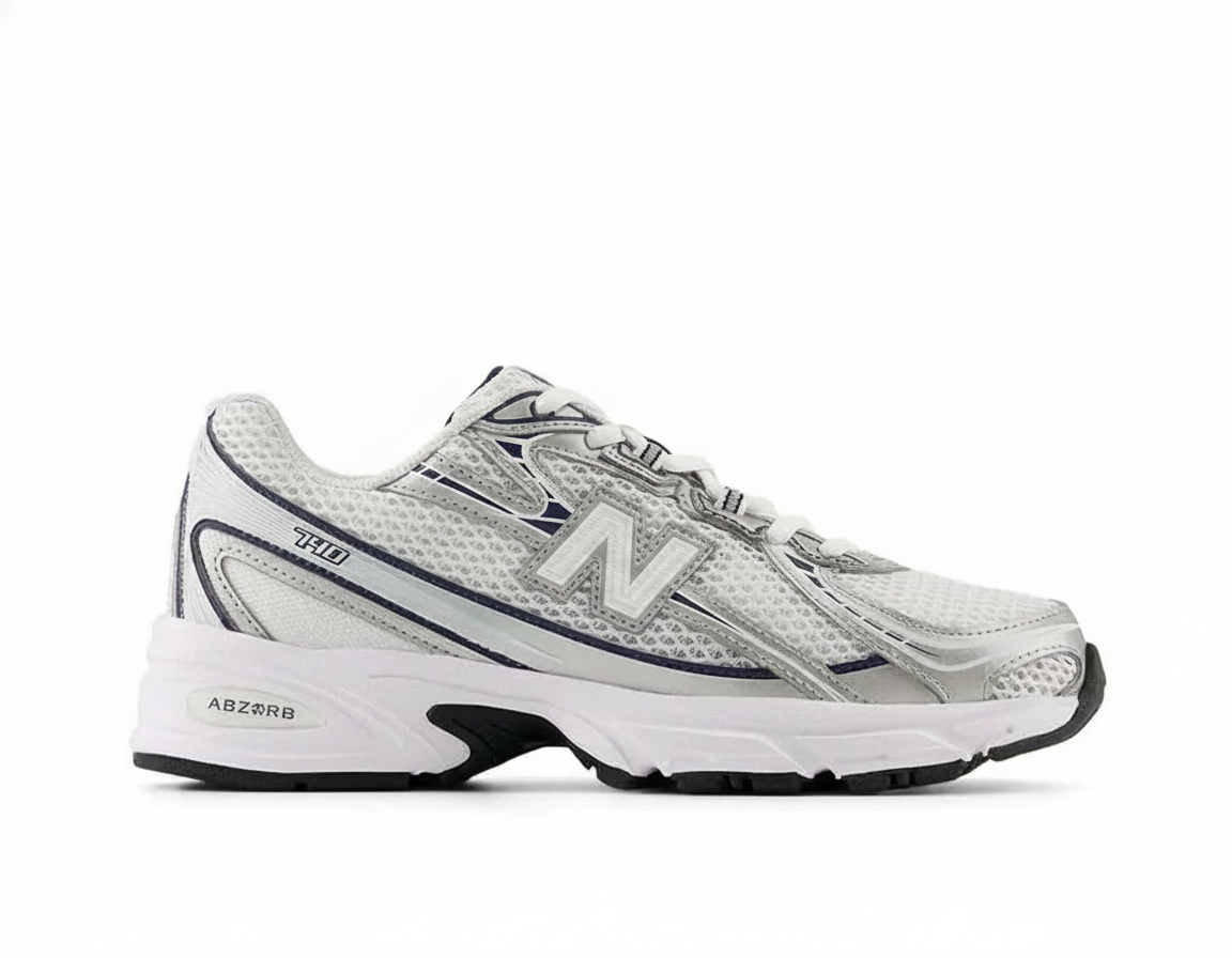 Zapatilla Urbana Unisex Estilo Retro Running Blanca