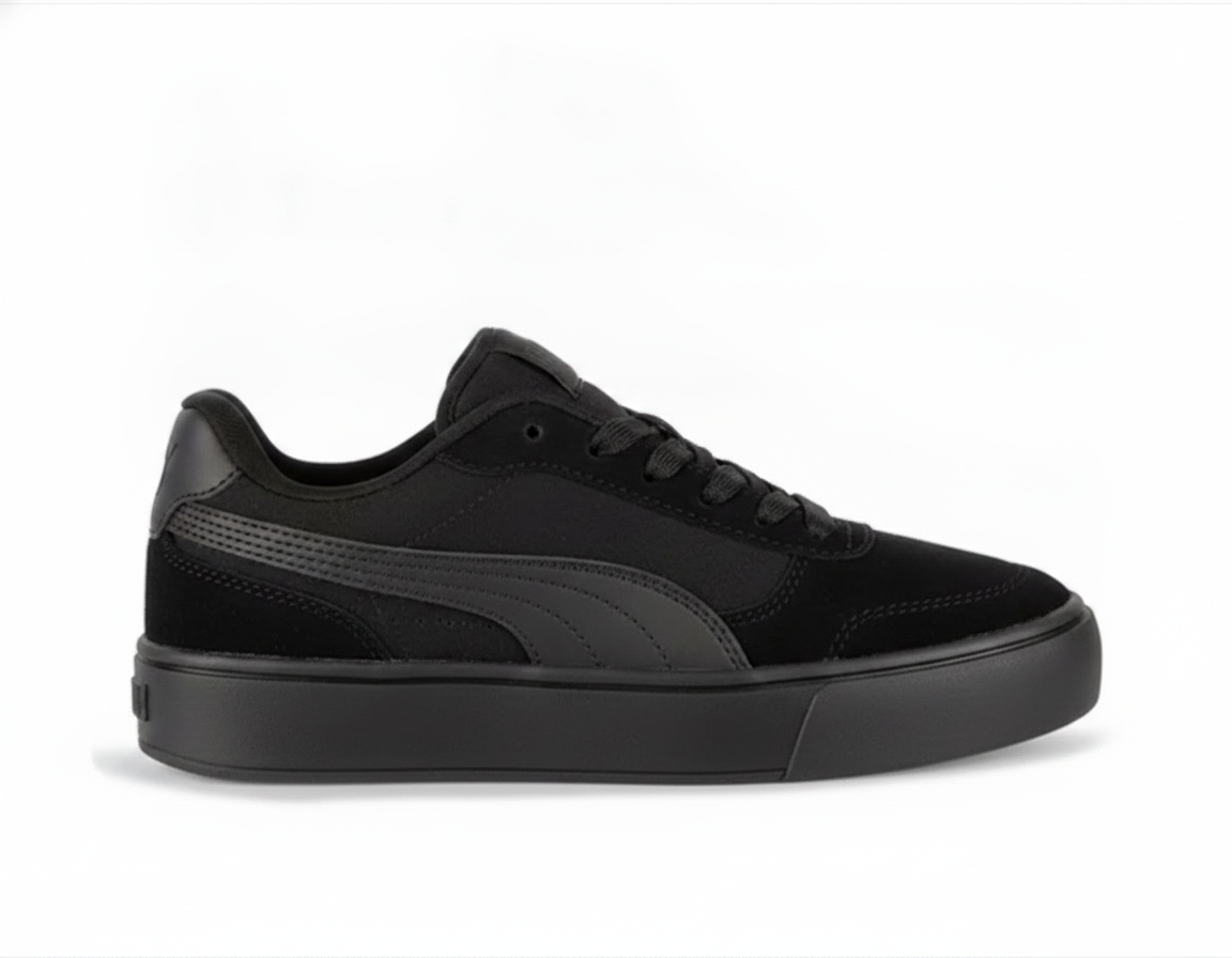Zapatillas Urbanas para Niños Color Negro Monocromático