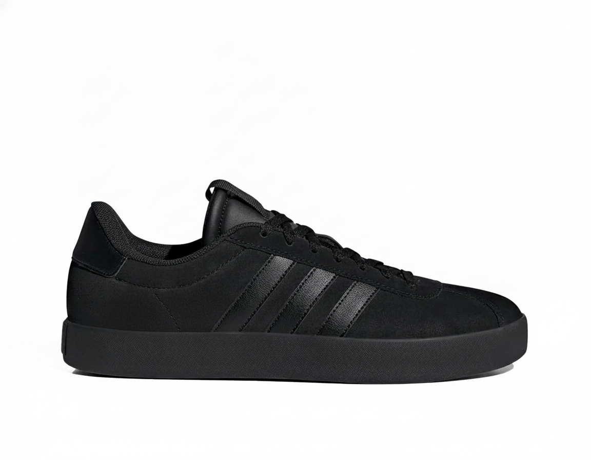 Zapatillas Casual Mujer Estilo Urbano Negro Monocolor