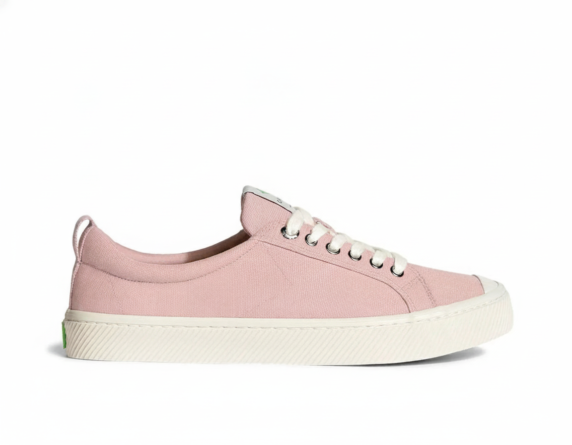 Zapatillas de lona para mujer color rosado