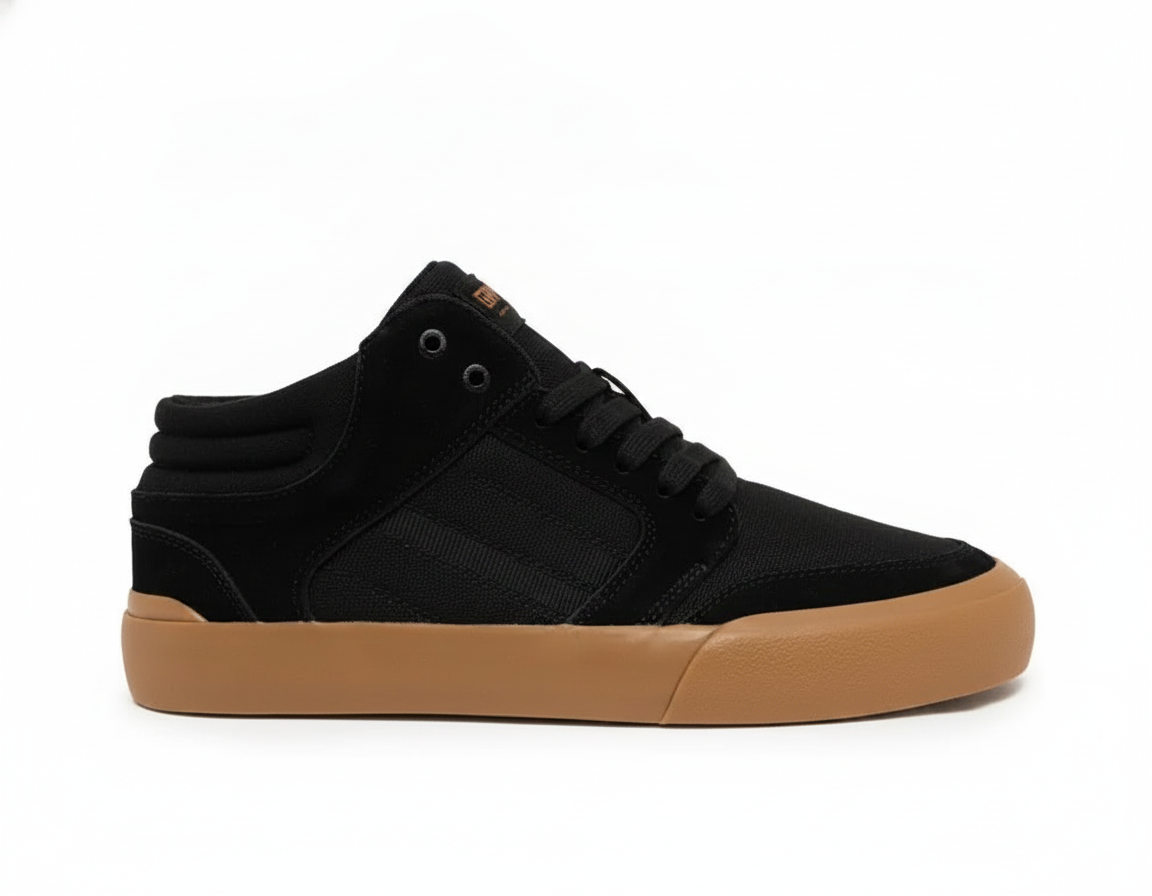 Zapatilla Urbana Casual de Caña Media Unisex Negro