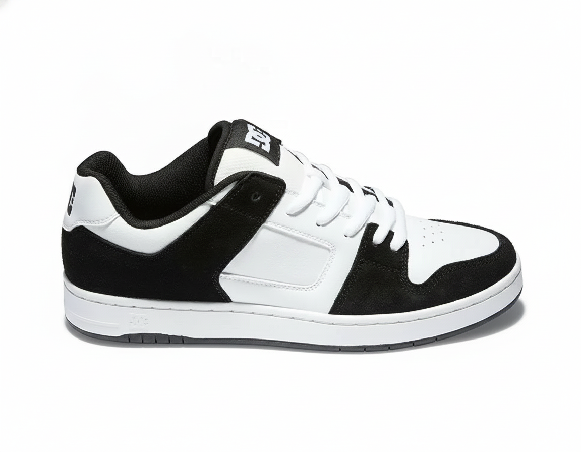 Zapatilla Urbana Casual Hombre Negro - Blanco