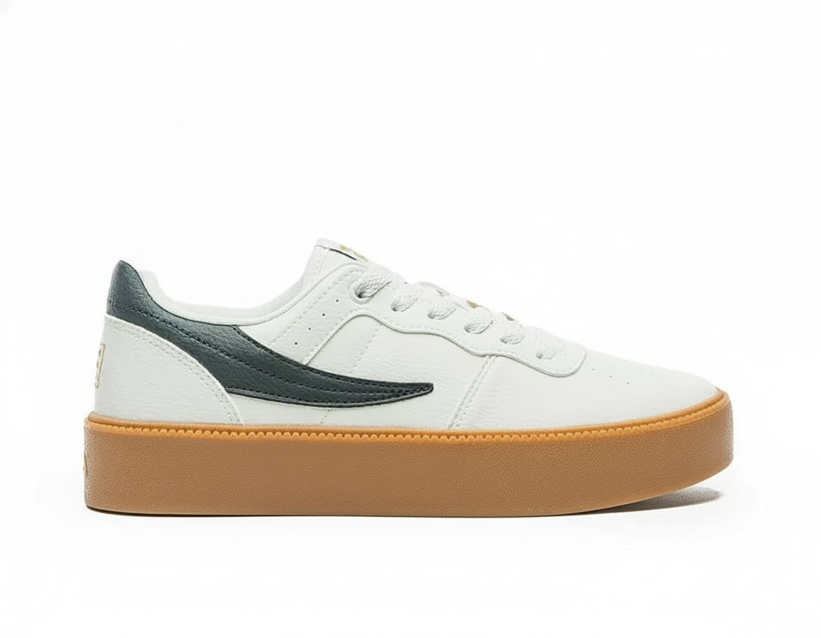 Zapatillas Urbanas de Estilo Retro para Mujer - Blancas