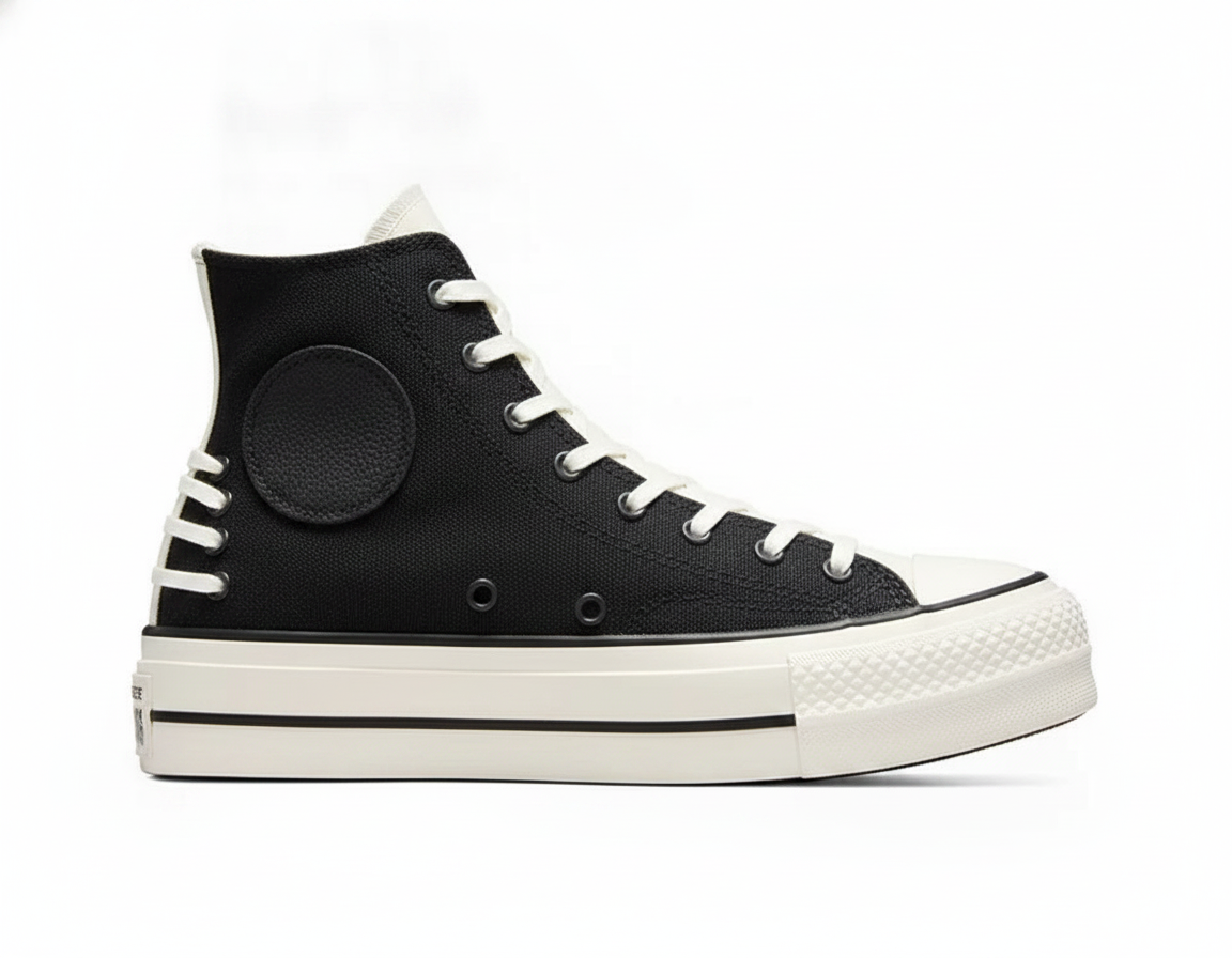 Zapatillas de Plataforma Casuales Mujer Negro