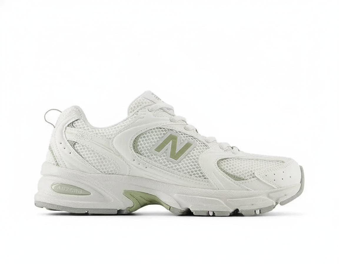 Zapatilla Urbana Casual para Mujer Blanco Verde