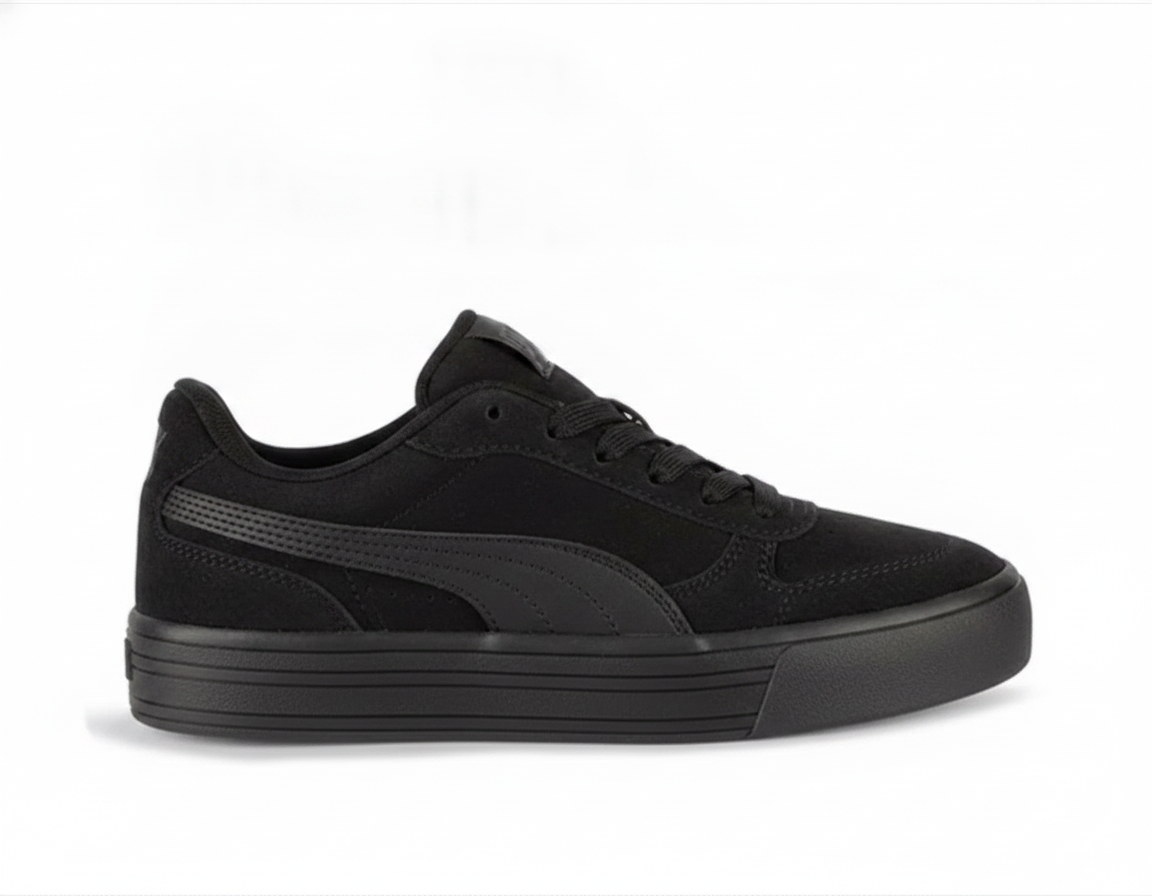 Zapatillas Urbanas Vulcanizadas Niños Negro