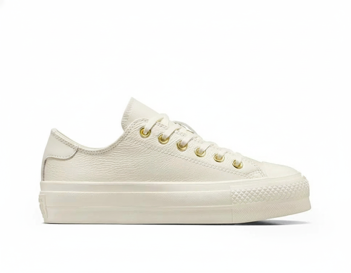 Zapatilla Urbana Blanca de Plataforma para Mujer