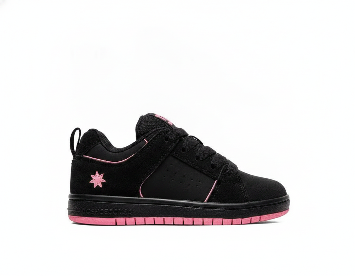 Zapatillas Casuales Estilo Retro para Niños - Negro