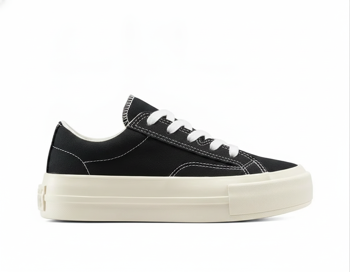 Zapatilla Urbana de Lona para Mujer - Negra