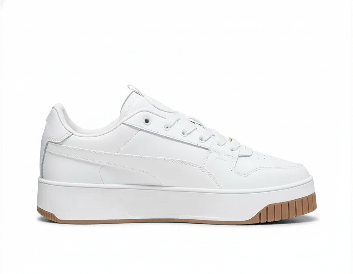 Zapatilla con Plataforma Urbana para Mujer Blanca