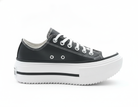 Zapatilla Urbana con Plataforma para Mujer - Negra