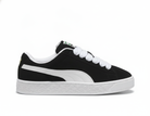 Zapatillas urbanas mujer, gamuza, estilo robusto, negras.