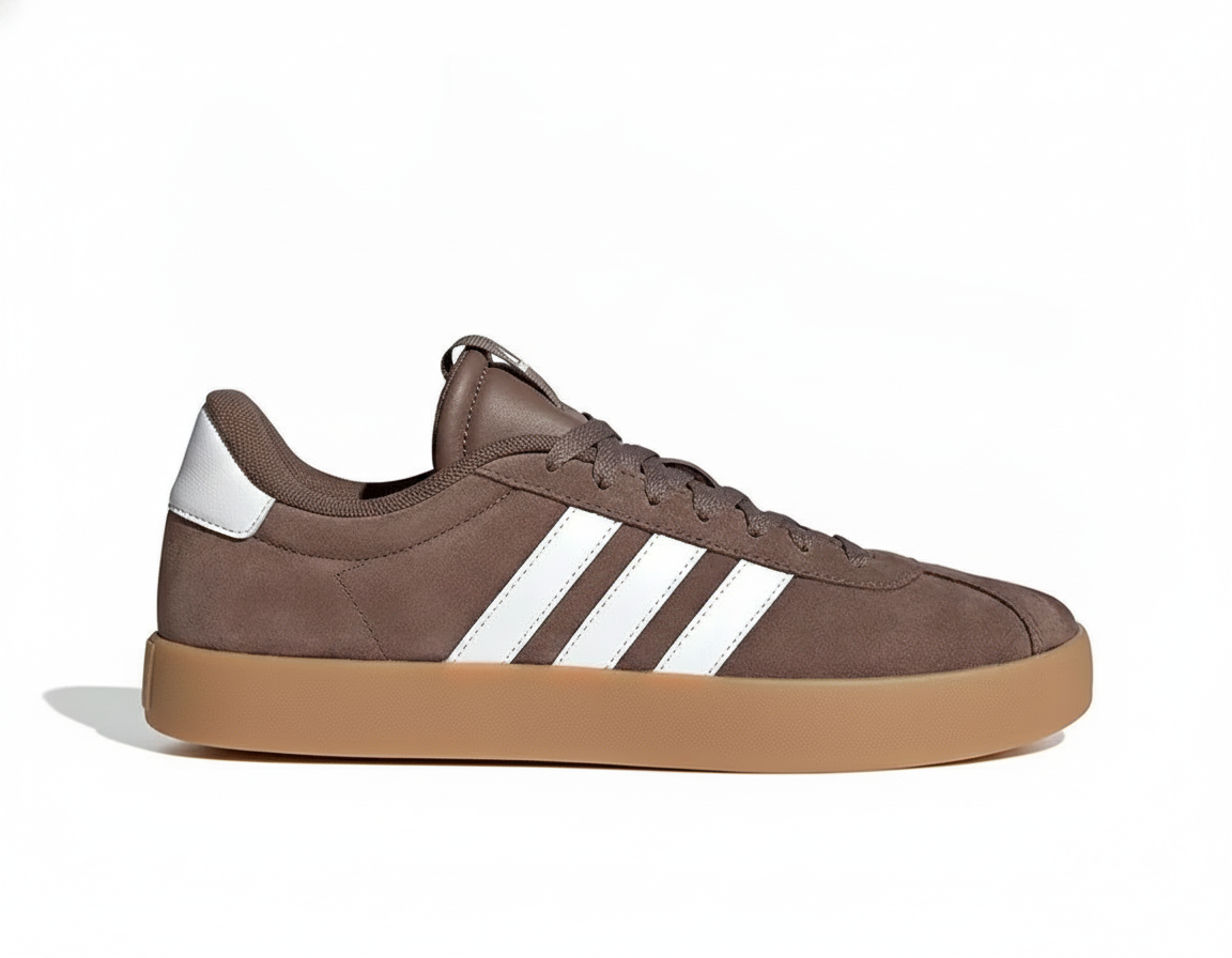 Zapatilla Casual Urbana de Cuero para Mujer - Café
