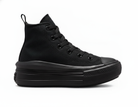 Zapatilla Urbana Plataforma Lona Negra Niños/as