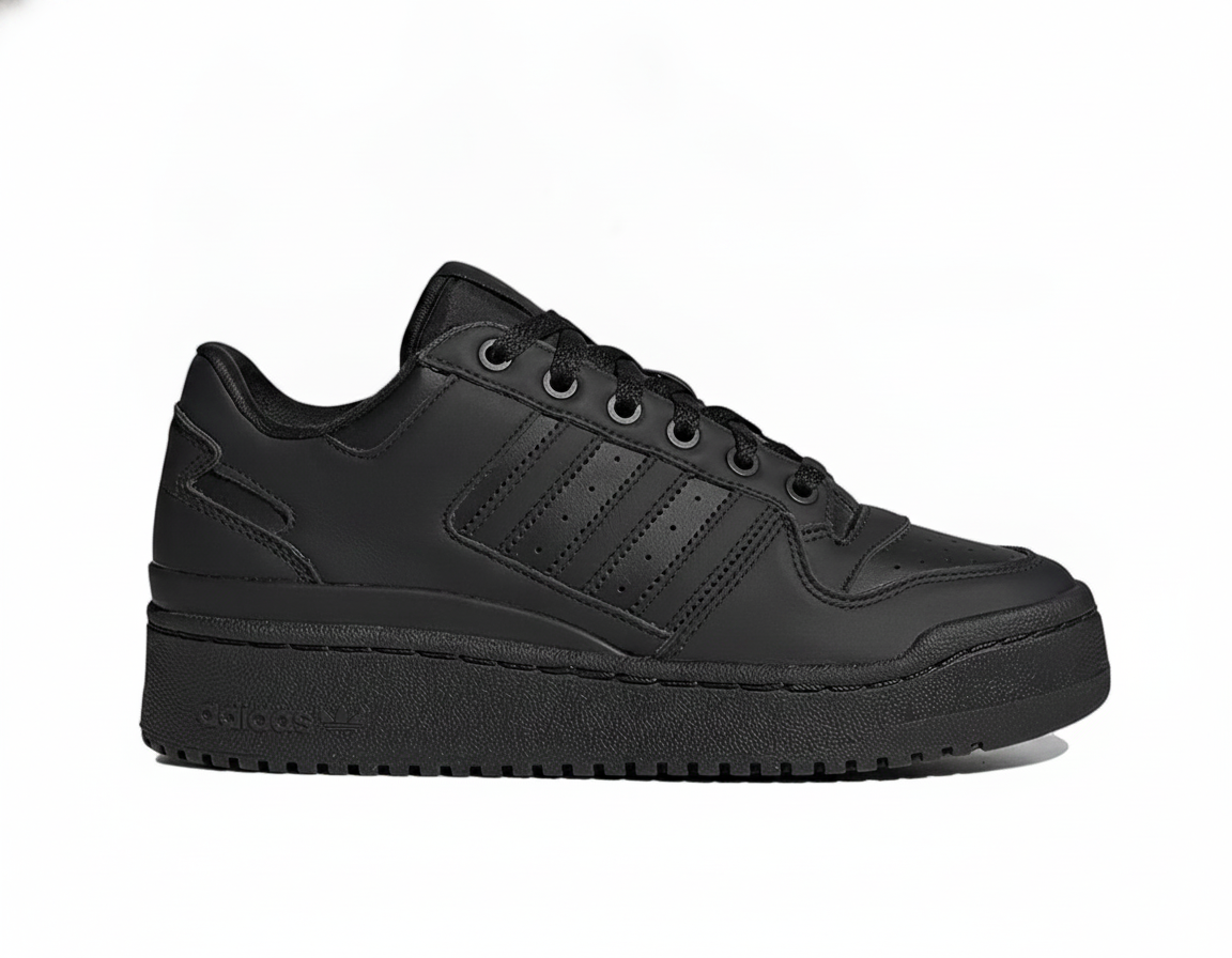 Zapatillas Casual de Plataforma para Mujer - Negro Sólido