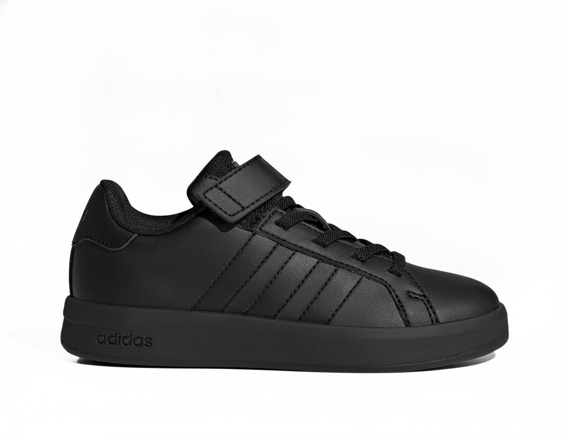 Zapatillas Urbanas Niños Diseño Monocromático Negro