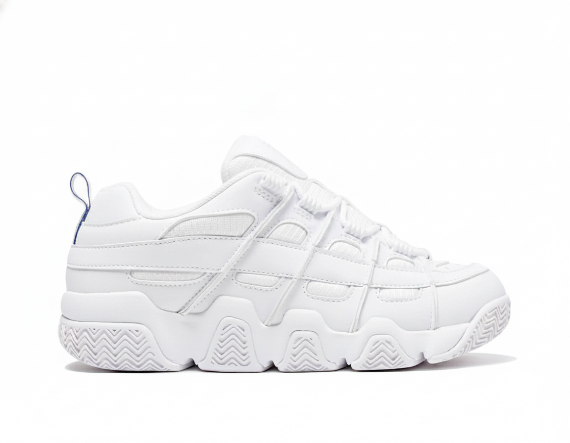 Zapatilla Casual Mujer Diseño Robusto Blanco