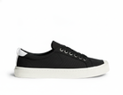 Zapatilla casual urbana de lona para hombre, color negro