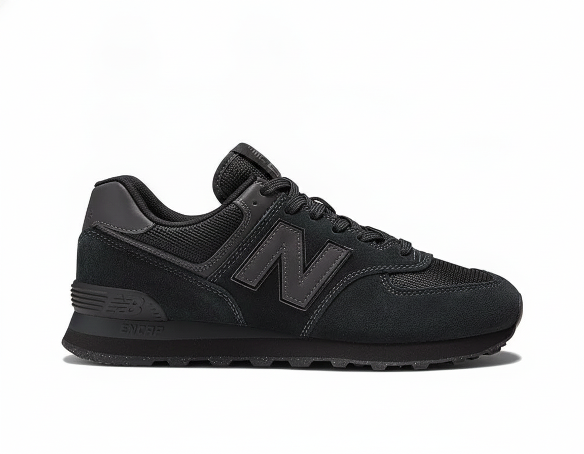 Zapatilla Deportiva Casual Hombre Negro