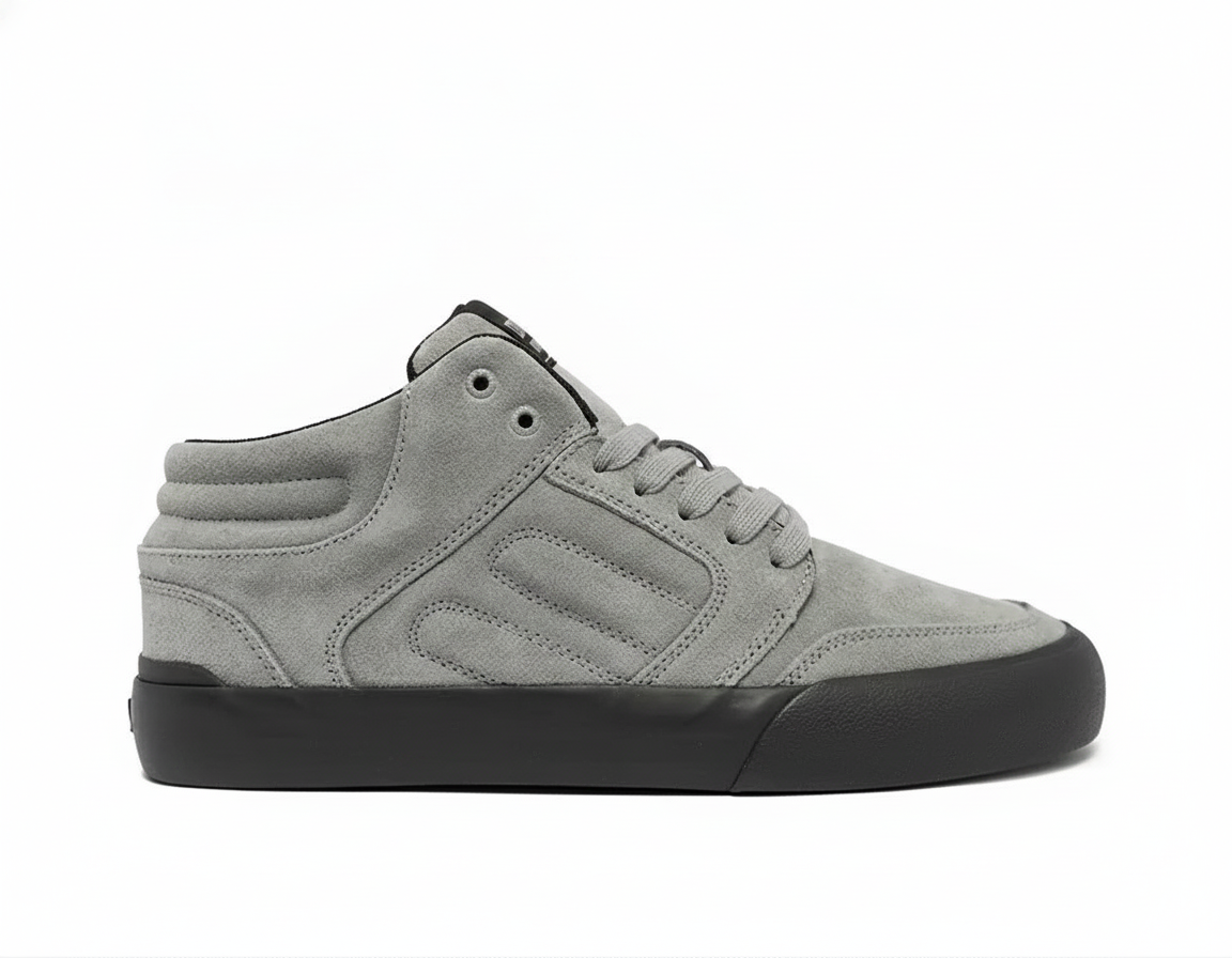 Zapatillas Urbanas Skate Media Caña Unisex Gris