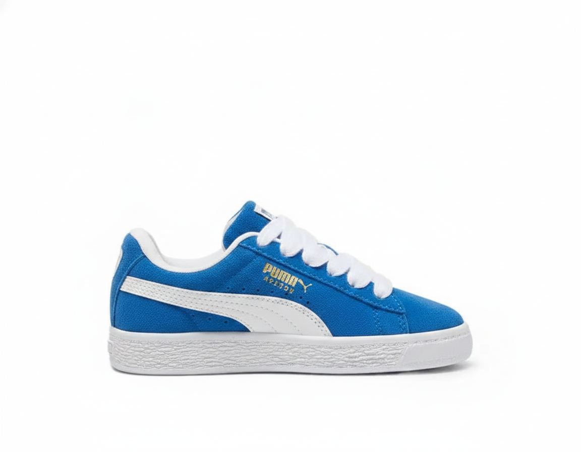 Zapatillas Casuales de Gamuza para Niños - Azul