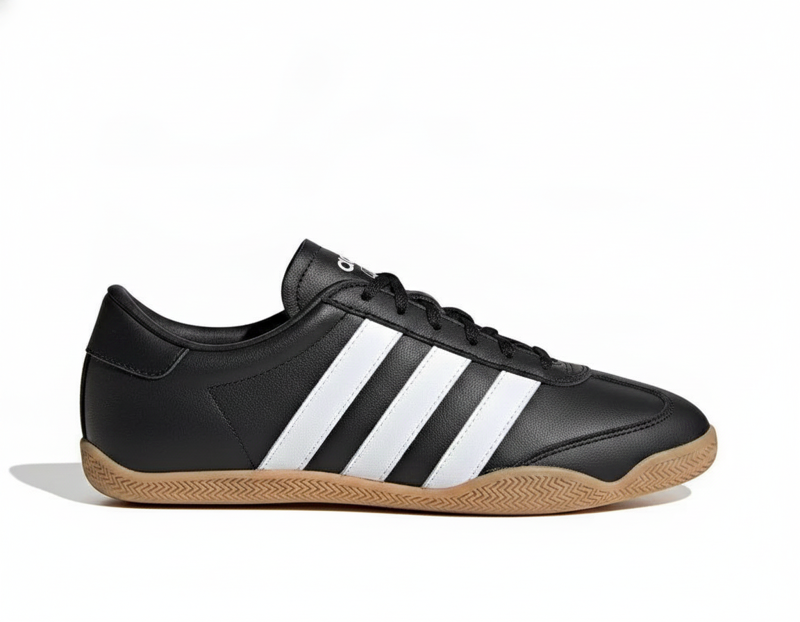 Zapatillas casuales de perfil bajo para mujer, negras