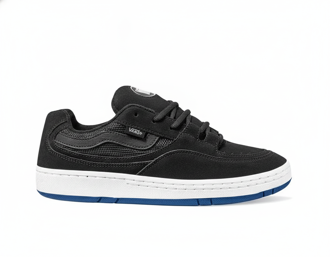 Zapatillas Urbanas de Caña Baja para Hombre, Negras