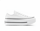 Zapatillas Urbanas con Plataforma para Mujer - Blancas