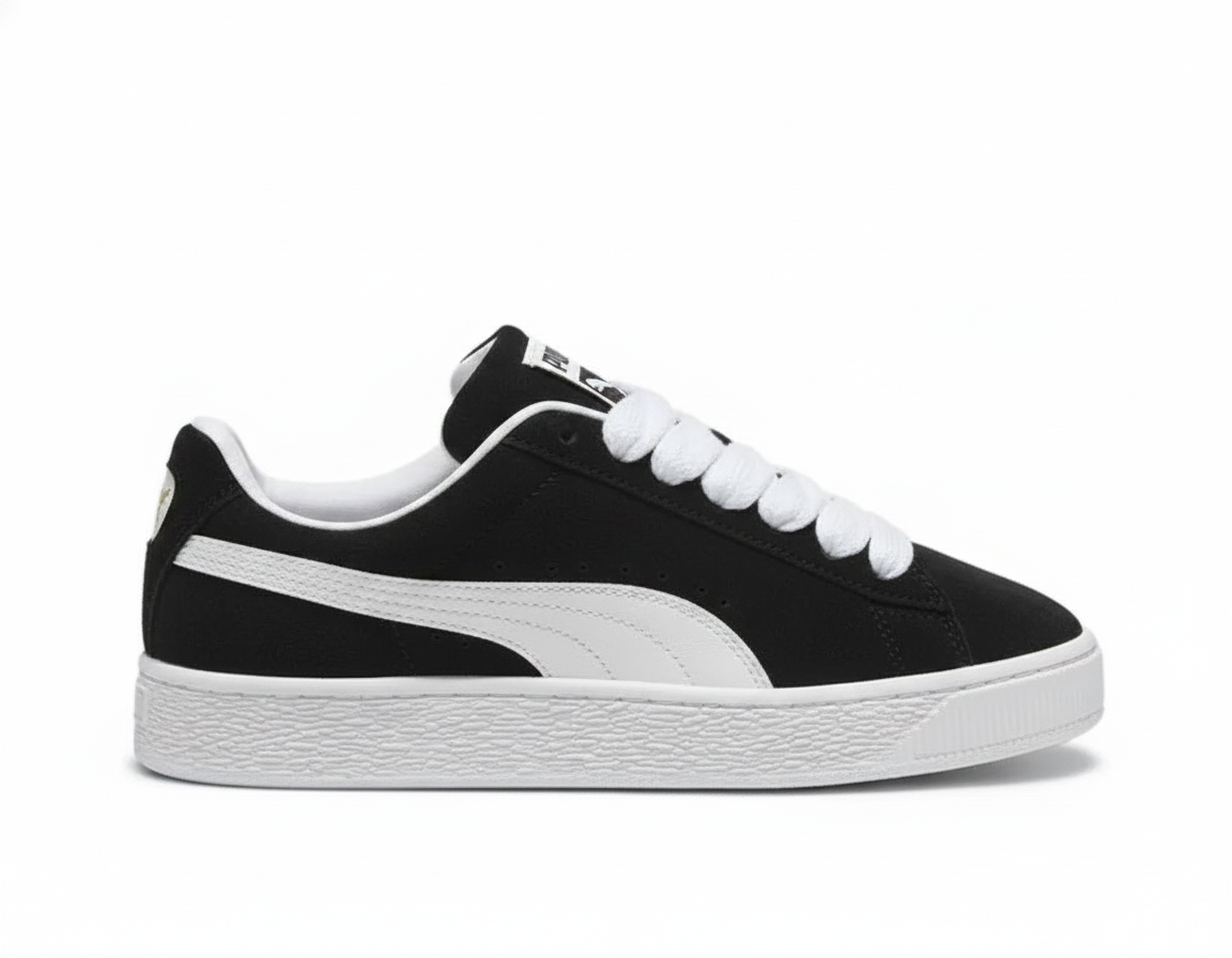 Zapatillas Urbanas de Gamuza Negras para Mujer