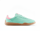 Zapatillas Casual Deportivas de Gamuza Mujer Verdes
