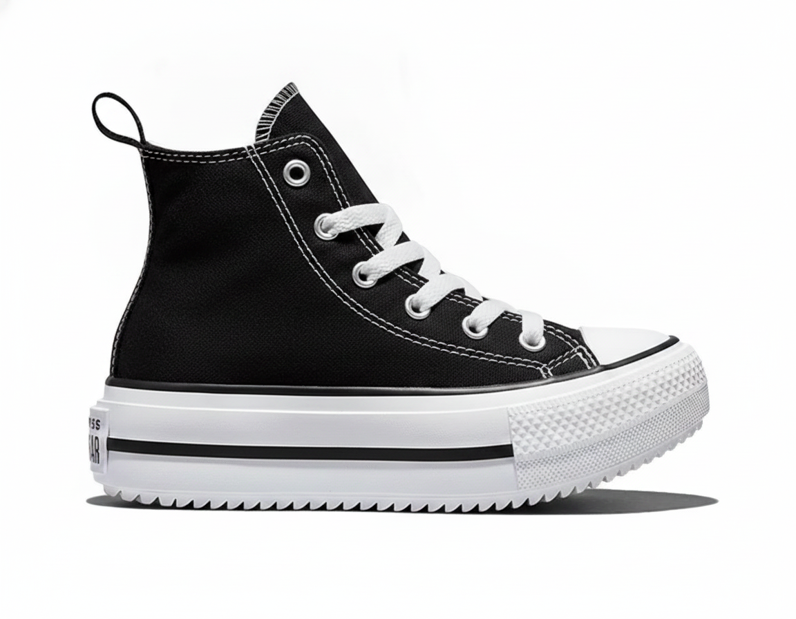 Zapatilla Urbana Casual para Niños Negra