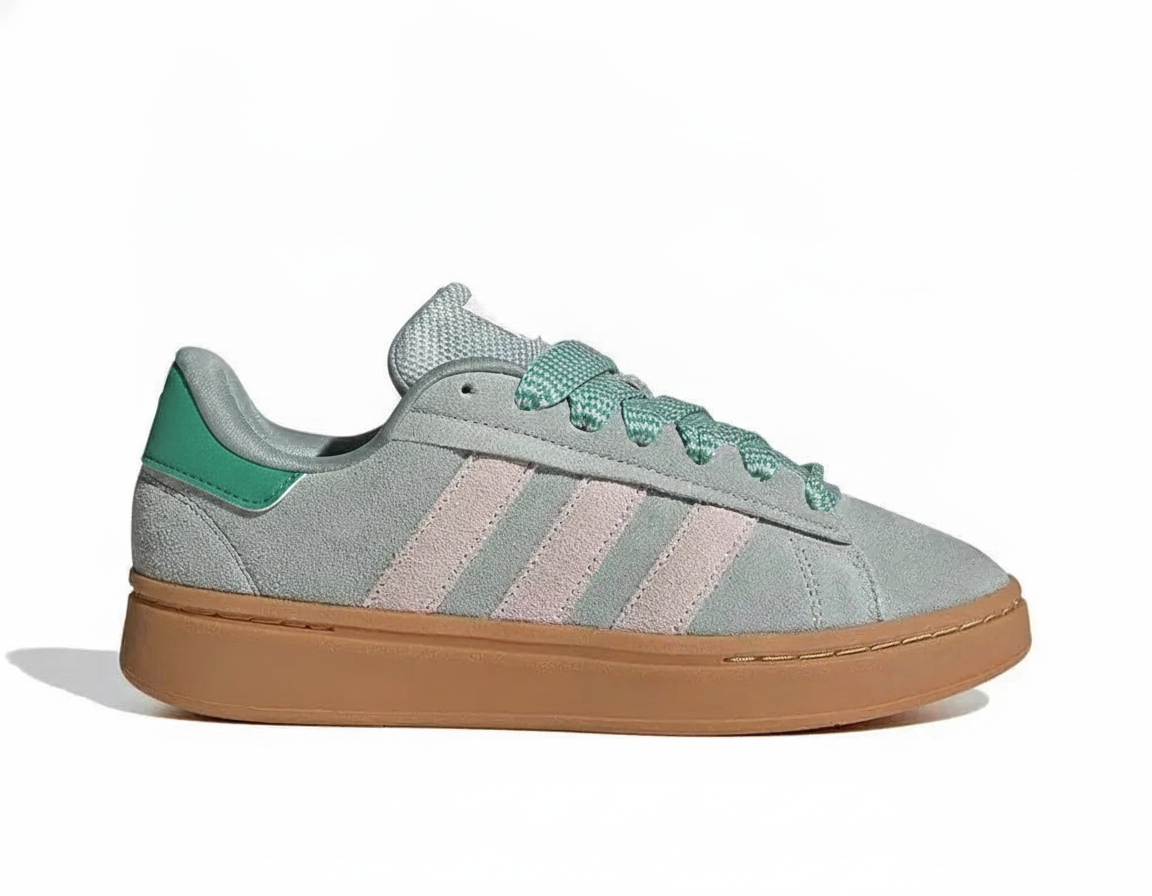 Zapatilla casual mujer diseño retro verde