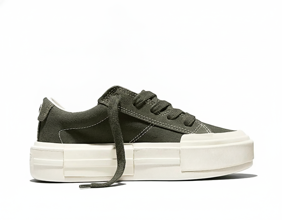 Zapatilla Urbana Casual de Lona para Mujer - Verde