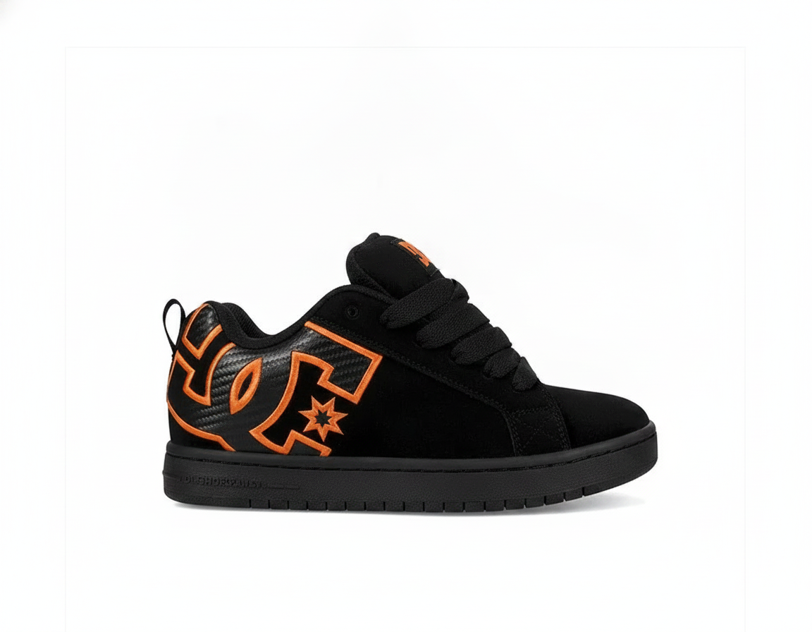 Zapatilla Urbana Estilo Skate Unisex Negra