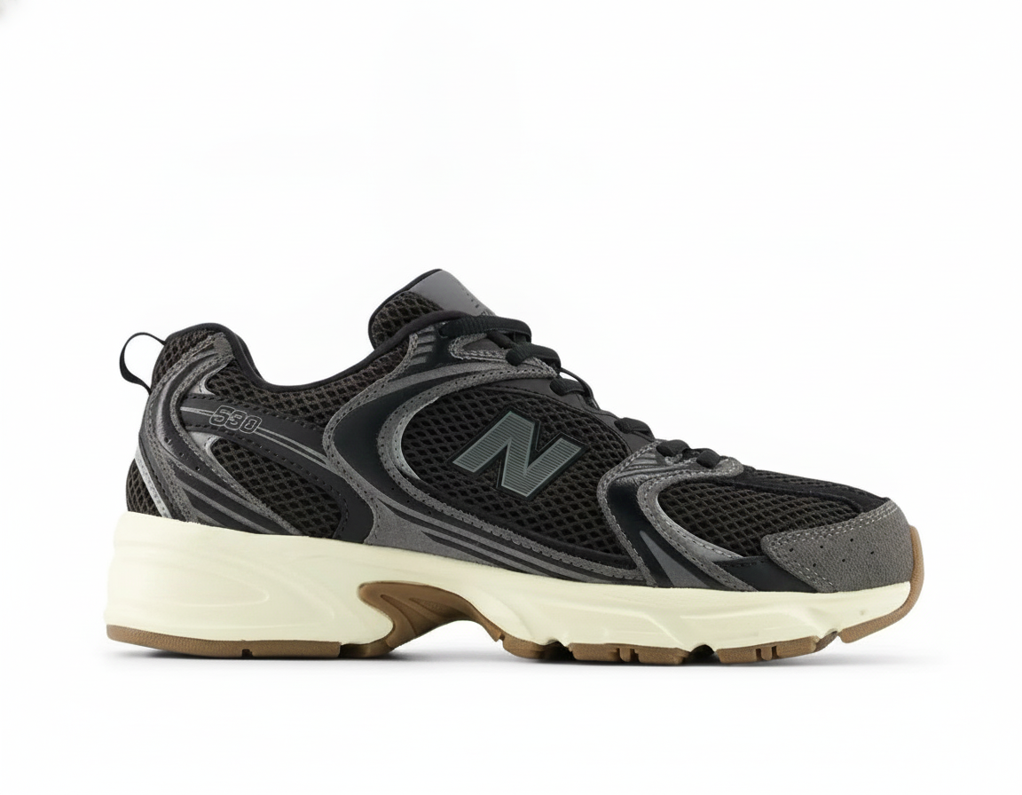 Zapatilla Casual Deportiva Negra Mujer