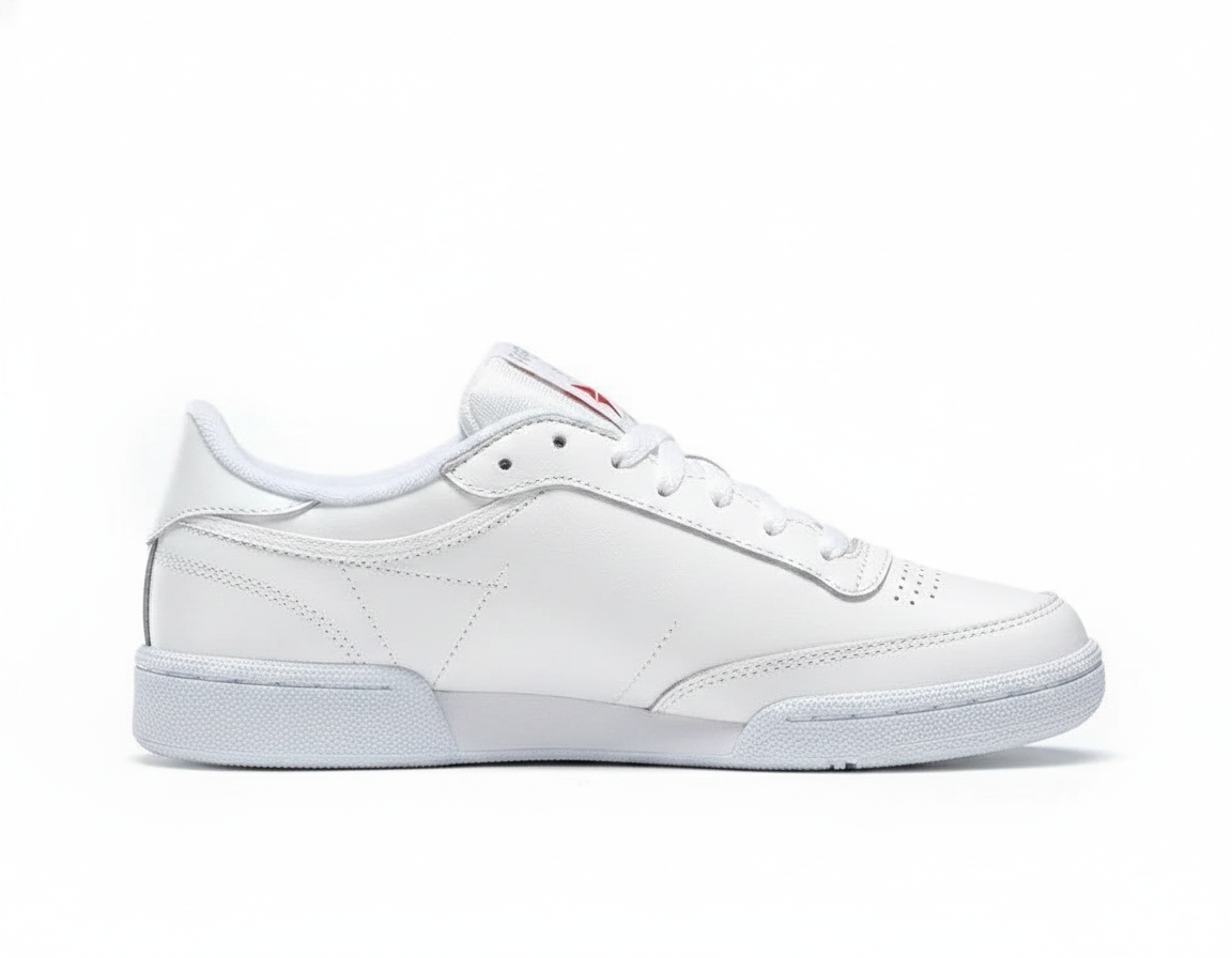 Zapatilla Blanca de Estilo Retro para Mujer