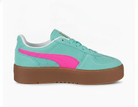 Zapatilla Urbana Casual Mujer Celeste/Goma