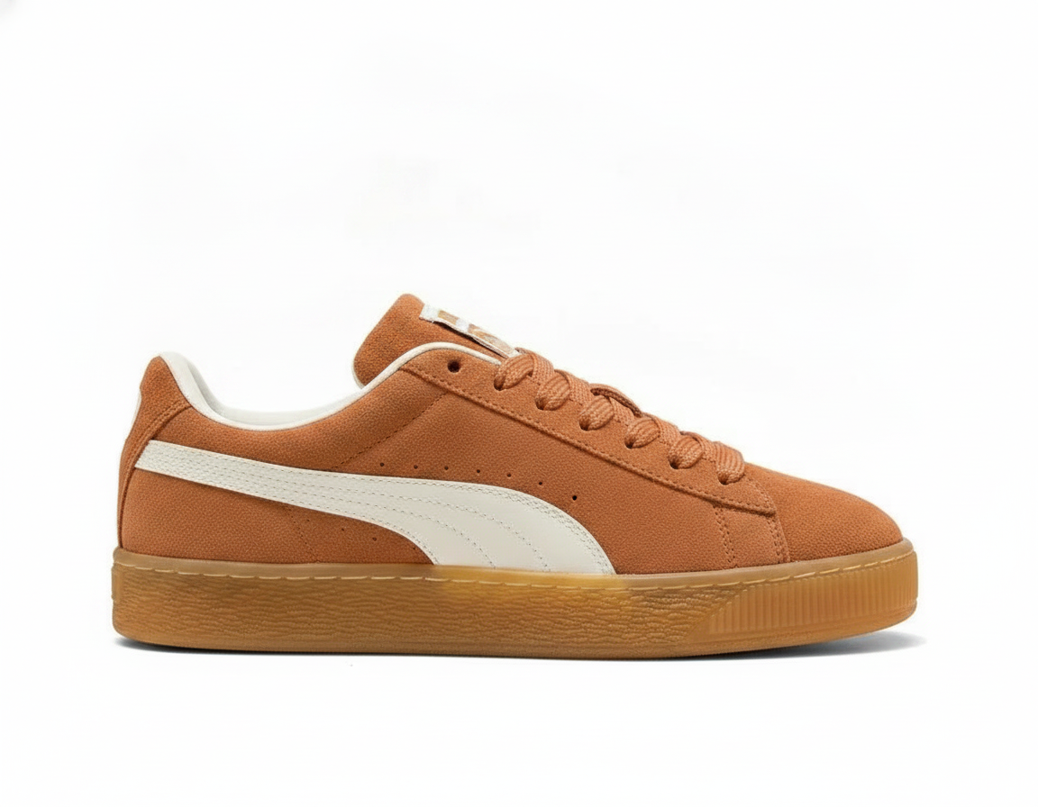 Zapatilla Casual Hombre Estilo Retro Café