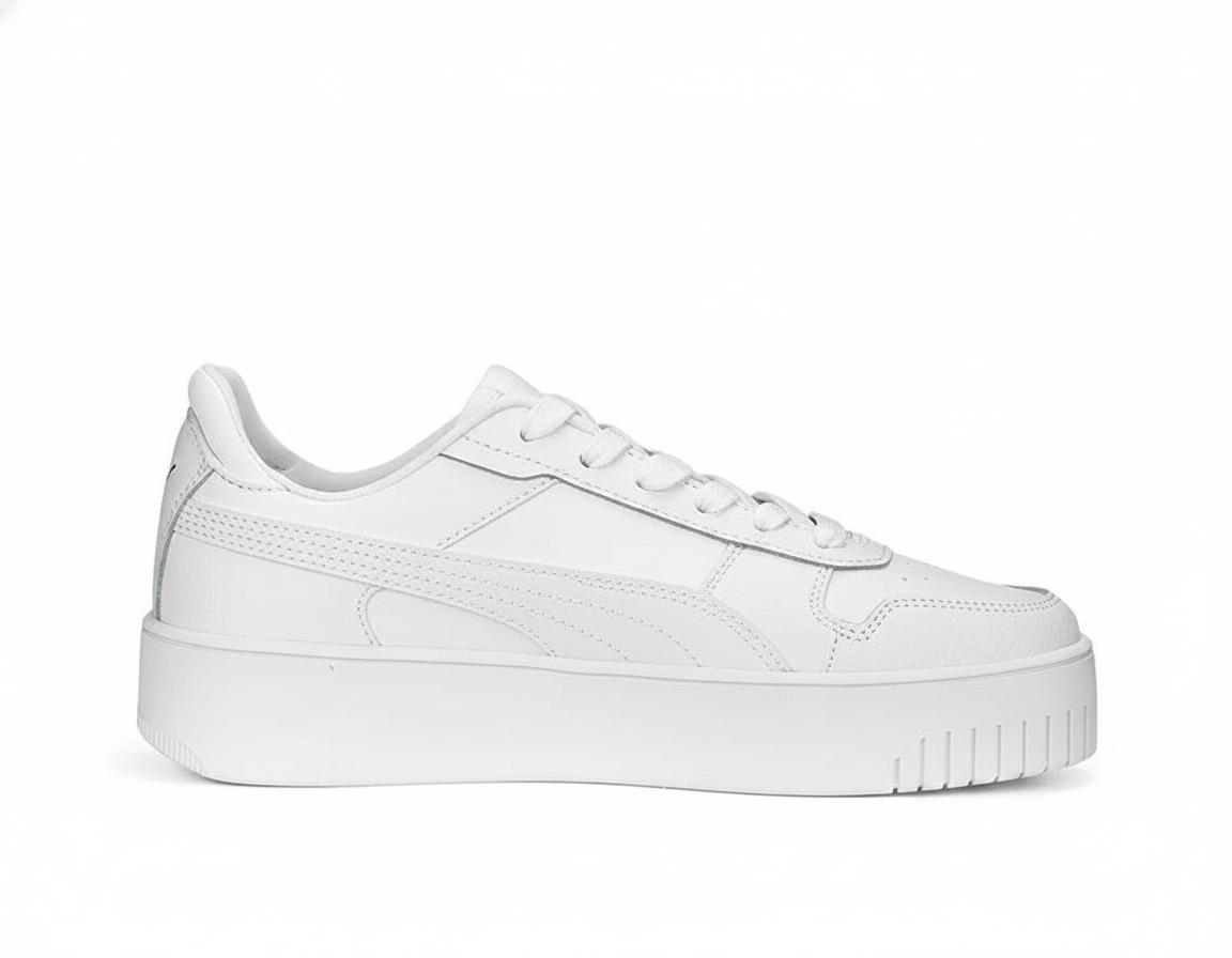 Zapatillas Casuales Urbanas Mujer Estilo Retro Blanco