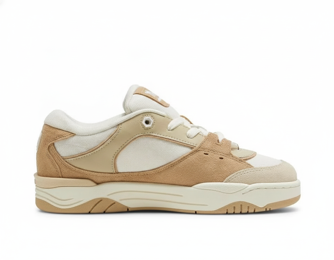 Zapatillas Urbanas Unisex Casual Beige - Blanco