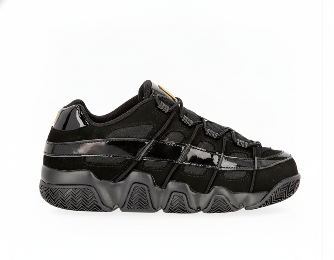 Zapatillas Urbanas Negras para Mujer - Estilo Retro