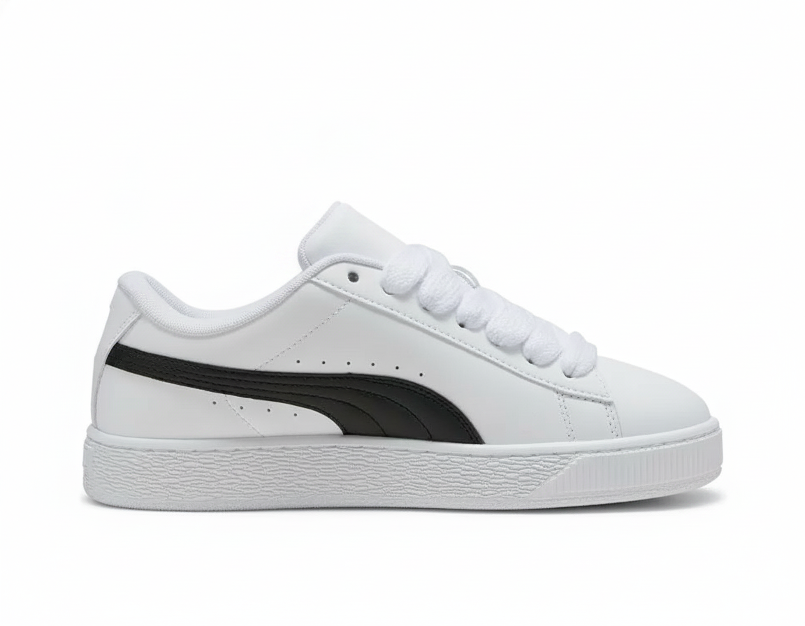 Zapatillas Casual de Cuero para Hombre Blanco