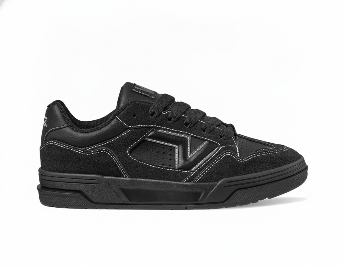 Zapatillas Urbanas Unisex Diseño Retro Negro