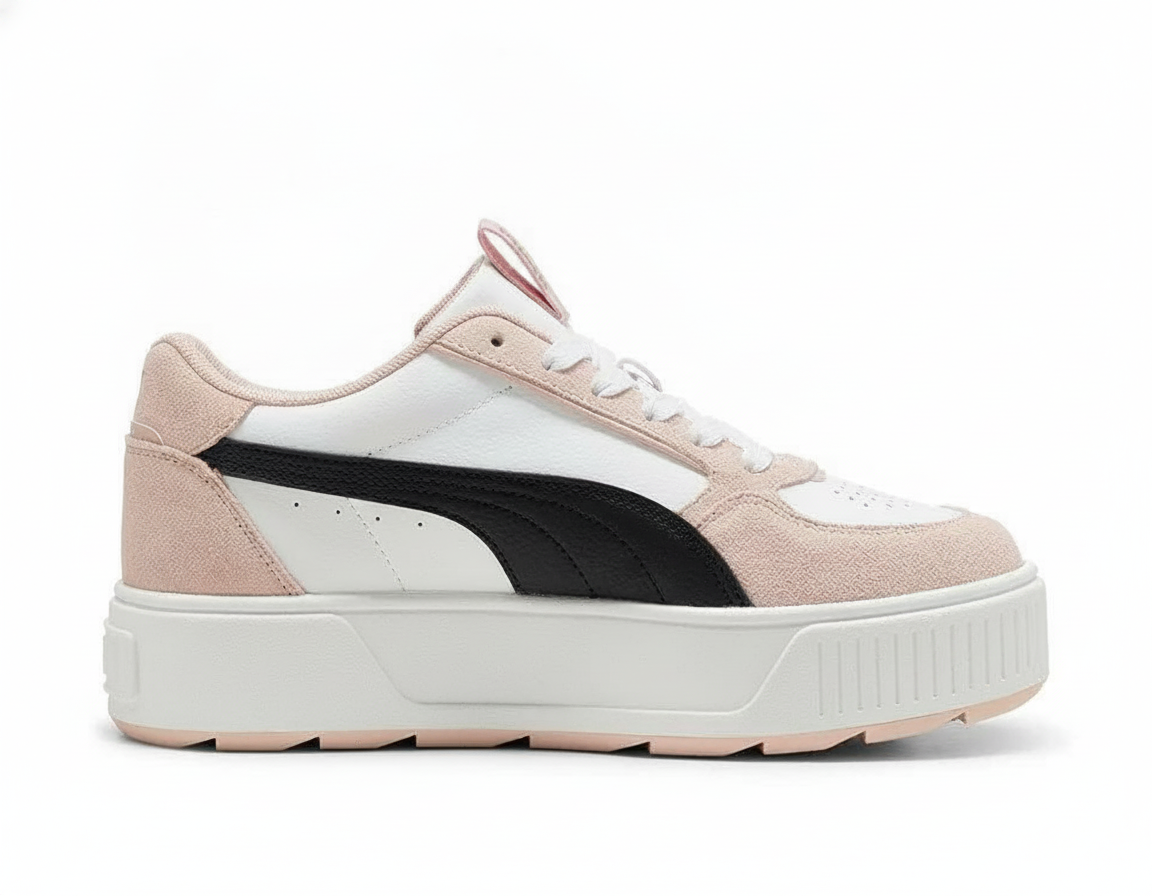 Zapatillas Casual Rosadas Estilo Retro para Mujer